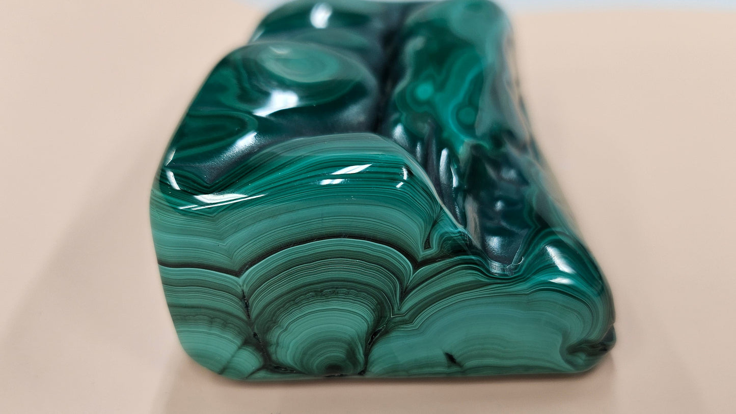 Polished Malachite